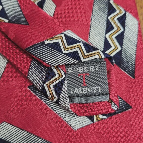 Robert Talbott ~ Silk Abstract Necktie ~ Excellent Condition - Picture 5 of 7